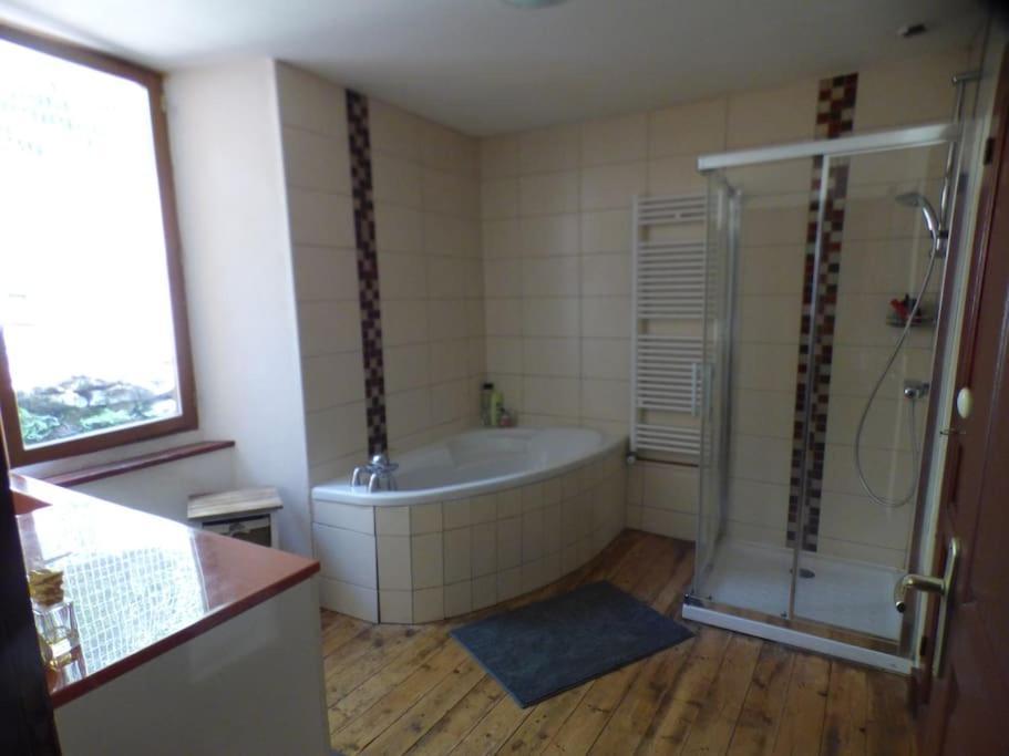Maison Familiale Pour 8 Saint-Aventin Bagian luar foto